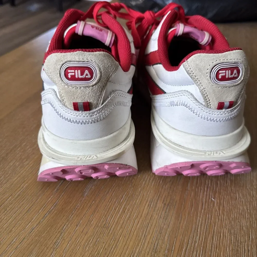 Fila x Lil Jon Renno Retro Chunky Sneakers Pink White Red Men's Sz 14 Lifestyle